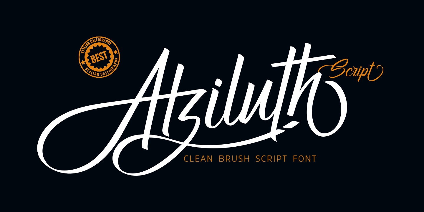 Пример шрифта Atziluth